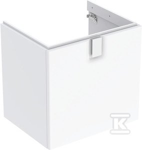 Szafka Twins z drzwiami 60 cm, biały połysk