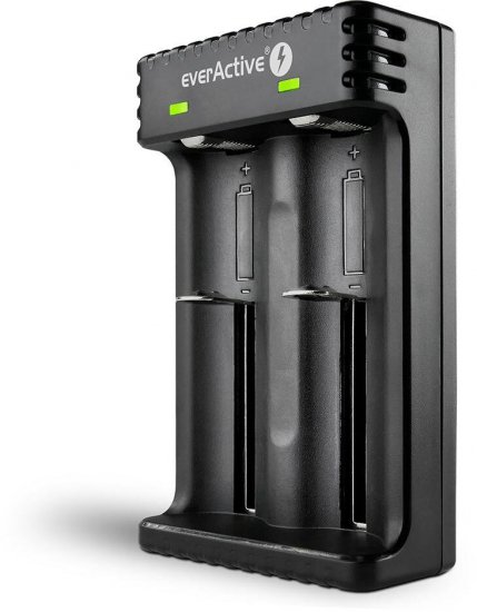 Ładowarka do akumulatorków cylindrycznych Li-ion everActive LC-200