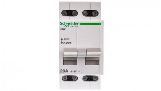 Rozłącznik modułowy 20A 4P iSW A9S60420