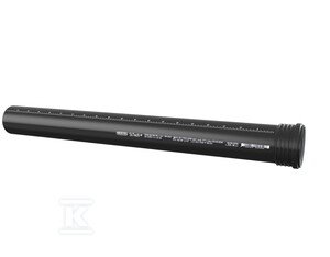 RURA PP-HT SITECH+ 75X500 SANIT.CZARNA