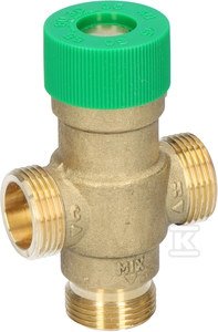 Zawór temostatyczny cwu, bez śrubunków, zakres 30-60 0C TM50-1/2E