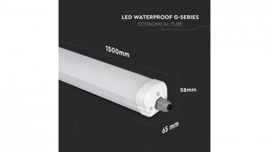 Oprawa hermetyczna LED 48W 5760lm 6400K IP65 1500mm Seria-G 216286
