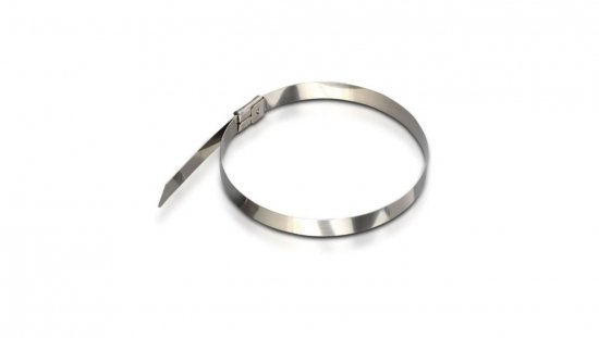 Opaska kablowa 250/4,6mm stal nierdzewna 100szt. 11189