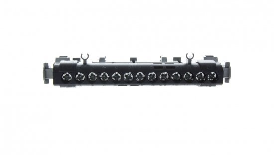 Listwa przyłączowa 13-otworów czarna IP2x C13 1x6-25+12x1,5-16mm2 004854