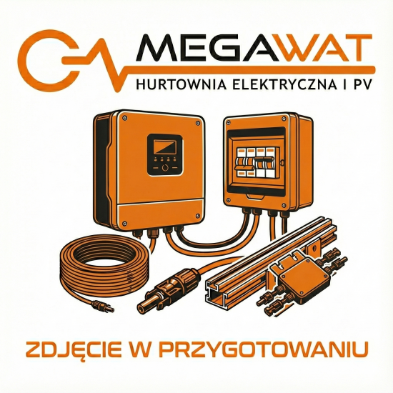 Klema środkowa Dł: 50mm anodowana srebrna