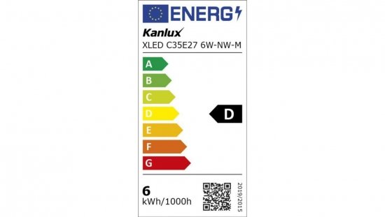 Żarówka LED E27 XLED C35 6W-NW-M 810lm 4000K barwa neutralna 29647