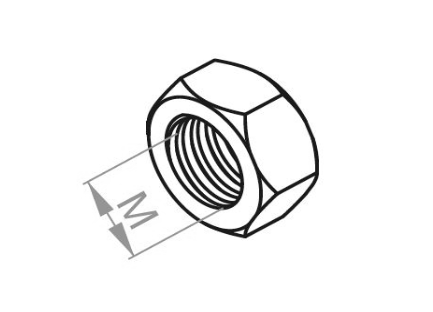 Nakrętka 12 stal NSM12 650344 /100szt./