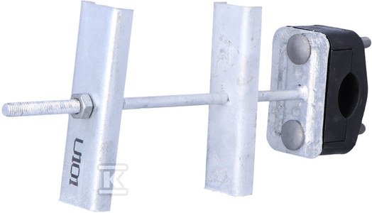 Uchwyt U-1 słupa ŻN z odsadzeniem L200 M10 fi 25-46mm U101