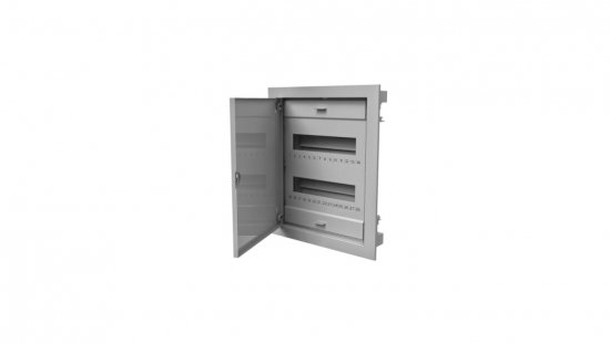 Rozdzielnica modułowa 2x12 podtynkowa z metalowymi drzwiami IP40 N PE C.1524