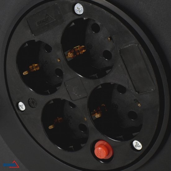 PRZEDŁUŻACZ BĘBNOWY SCHUKO 4 GN. + 0  15m 3x1,5mm2