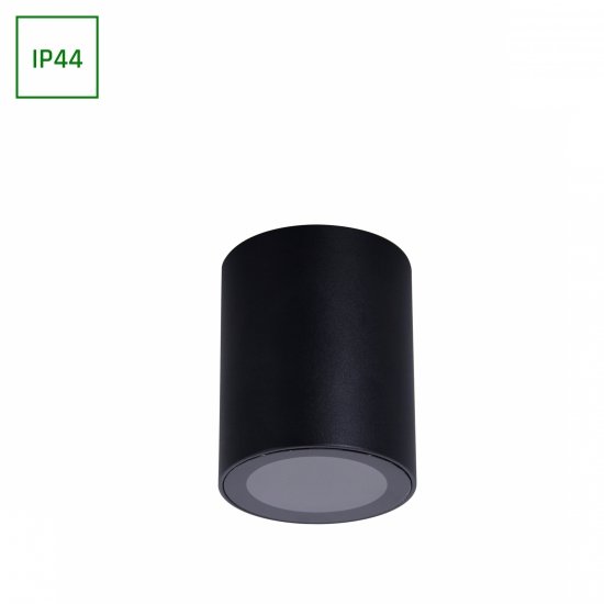 CHLOE GU10 NATYNKOWA GU10 250V IP44 70X90MM CZARNY OKRĄGŁA NIERUCHOMA
