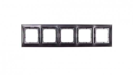 Simon 54 Premium Ramka pięciokrotna antracyt DR5/48