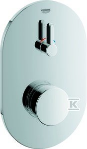Bateria prysznicowa Grohe Eurosmart Cosmopolitan T samozamykająca, z mieszaczem do puszki podtynkowej
