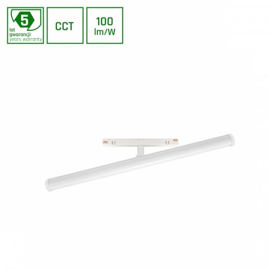 SYSTEM SHIFT SMART- BEAM regulowana 28x400x75mm 12W 150st biała CCT/DIM 5 lat gw.