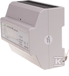 Licznik energii elektrycznej LE-03d CT-400 - trójfaz., wyświetlacz LCD, kl.1, wej. pom. 3x5A [przekładnik 400/5] LE03D-CT400