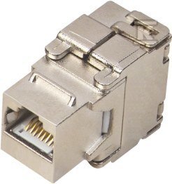 Gniazdo Keystone RJ45 STP kat. 6 beznarzędziowe ekranowane Q-LANTEC MKB-S6-1
