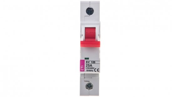 Rozłącznik modułowy 25A 1P 230/400V SV 125 002423122