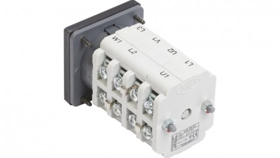 Łącznik krzywkowy gwiazda-trójkąt 3P 25A IP65 Łuk 25-22 z płytką 922511