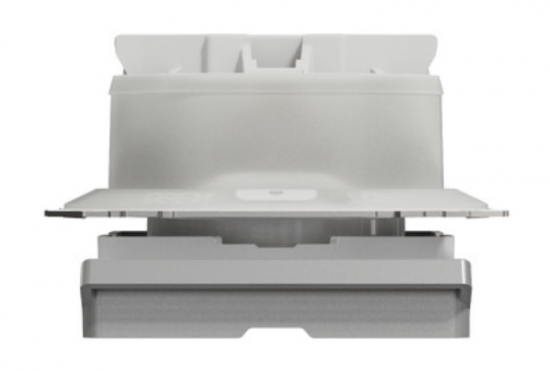 Schneider Electric, Sedna Design i Elements, Gniazdo zasilające 2P+PE z przesłonami torów pr. IP44, srebrne aluminium, SDD213013