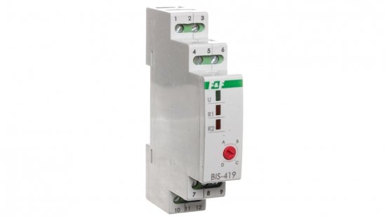 Przekaźnik bistabilny 2P 16A separowany 230VAC/DC 230VAC 4-funkcyjny BIS-419