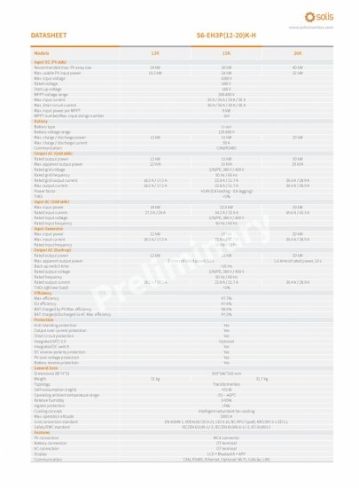 Zestaw Solis 12kW + Dyness Tower PRO TP19 (19.2 kWh)