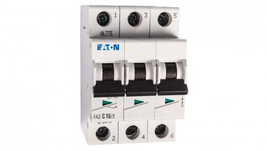 Wyłącznik nadprądowy 3P C 16A 15kA AC FAZ C16/3 278873
