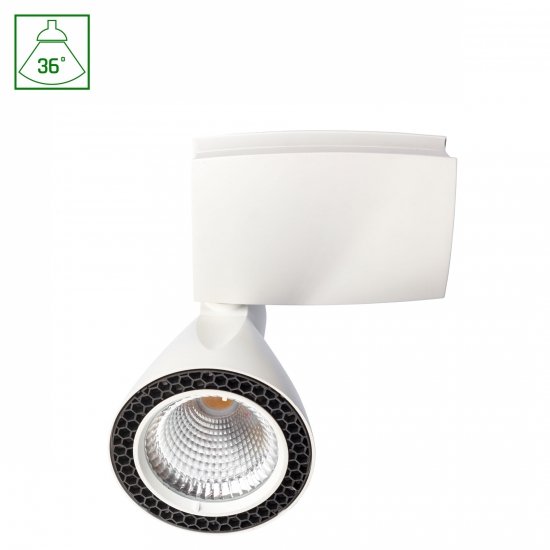 MADARA COB LED 230V 30W 36ST IP20 CW SZYNOWE biała