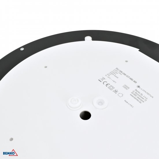 PLAFONIERA LED CELIA 10-20W 3000-4000K 2300LM IP54 RAMKA WYSOKA CZARNA CZ. MIKR. F. PÓŁCIENIA