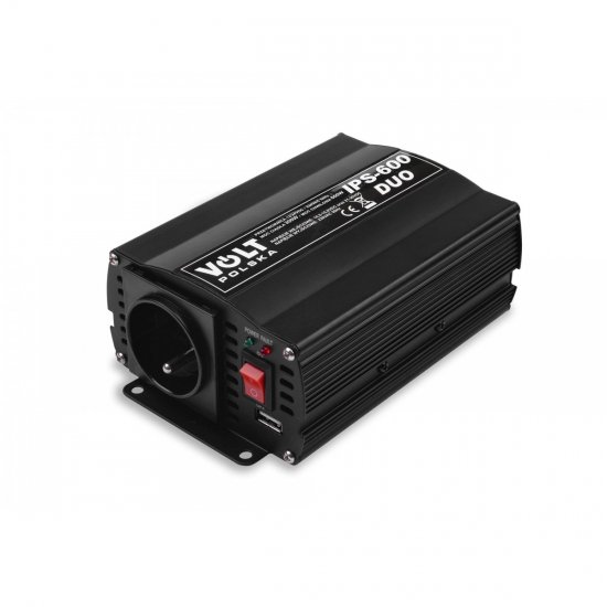 Przetwornica napięcia IPS 600 DUO 12/24V/230V (300/600W)