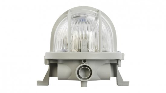 Oprawa kanałowa OVAL 1x60W E27 IIkl. 230V IP44 z siatką z tworzywa, popielata 102011/EU