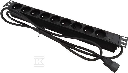LISTWA ZASIL. 19  9 X CEE 7/5 IEC320 C14
