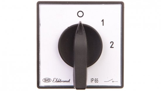 Łącznik krzywkowy 0-1-2 3P 16A IP65 z płytką Łuk 16-32 921611