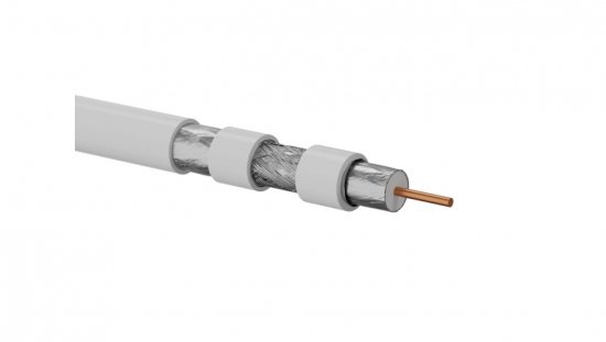 Przewód koncentryczny trishield RG6 75 Om, 1.02/4.8/6.9 PVC Eca 500m KRT102A0PV500