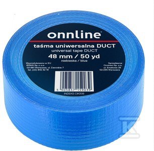 TAŚMA ONNLINE 48MM/50YD NIEBIESKA DUCT
