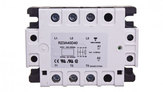 Przekaźnik półprzewodnikowy trójfazowy 24-440V AC 40A 4-32V DC RZ3A40D40