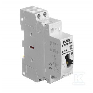 Stycznik modułowy ze sterowaniem ręcznym, instalacyjny 25A, 2xNO, 230V AC STM-25-20/S EXT10000287