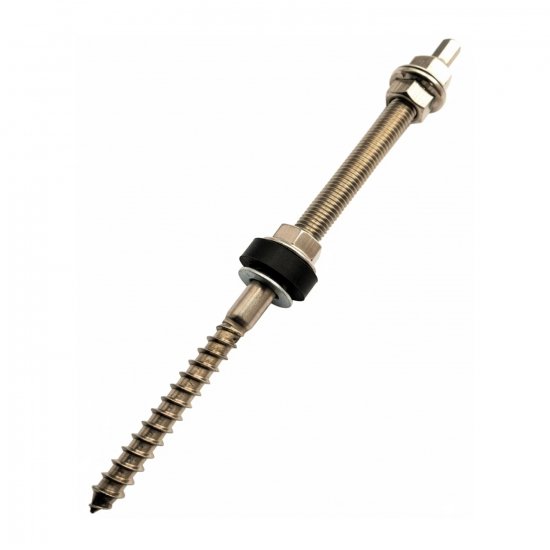 Śruba z podwójnym gwintem M10x300 / A2 KOMPLET