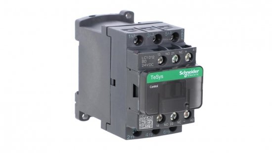 TeSys Deca Stycznik mocy 12A 3P 24V DC 1Z 1R LC1D12BD