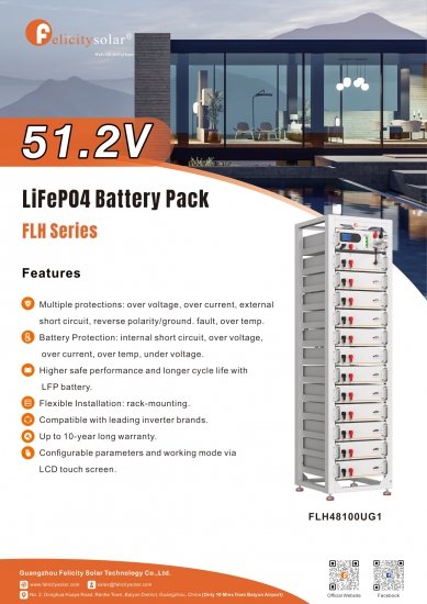 Felicity Bateria FLH48100UMG1 5.12kWh (IP21) (wysokonapięciowy)