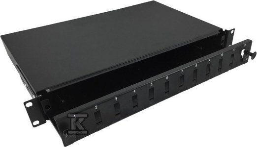 PRZEŁĄCZNICA FO 12XSC DX 19  1U WYSUWA