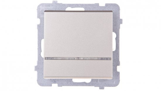 SONATA Łącznik pojedynczy z podświetleniem szampański złoty ŁP-1RS/m/39