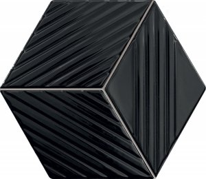 Ceramika Tubądzin Colour Black Mozaika 19,8x22,6