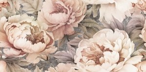 Cersanit Mussa Flowers Decor Beige 59,8x119,8