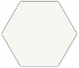 Paradyż Shiny Lines Bianco Heksagon 19,8x17,1