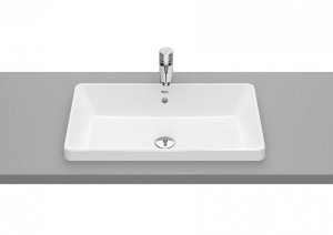 Roca Gap SQUARE - Umywalka blatowa prostokątna, z przelewem 60x37 A3270Y8000