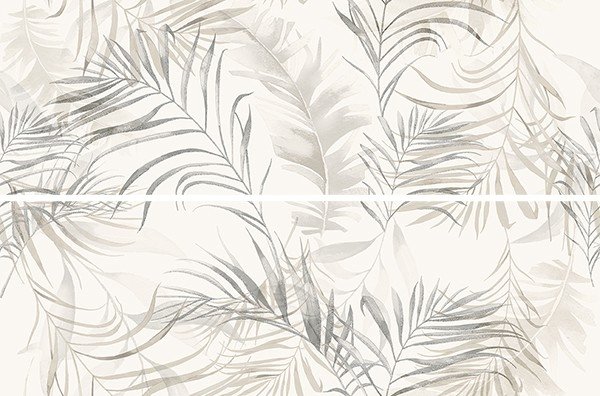 Opoczno Glazura Softy Leaves White Inserto 58x89