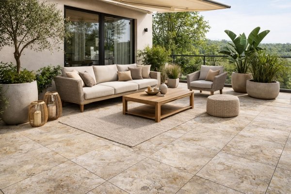 Tubądzin Breccia Fara ivory STR 274,8x119,8