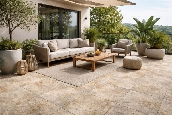 Tubądzin Breccia Fara beige STR 59,8x59,8