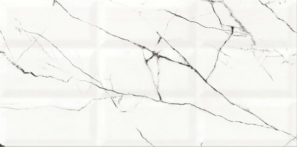 Cersanit Arce White Structure Glossy 29,7x60