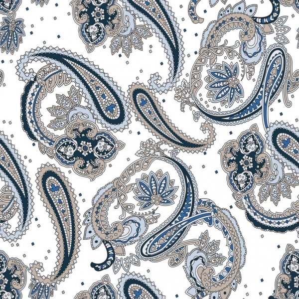 Keros Paisley Amber 25x25